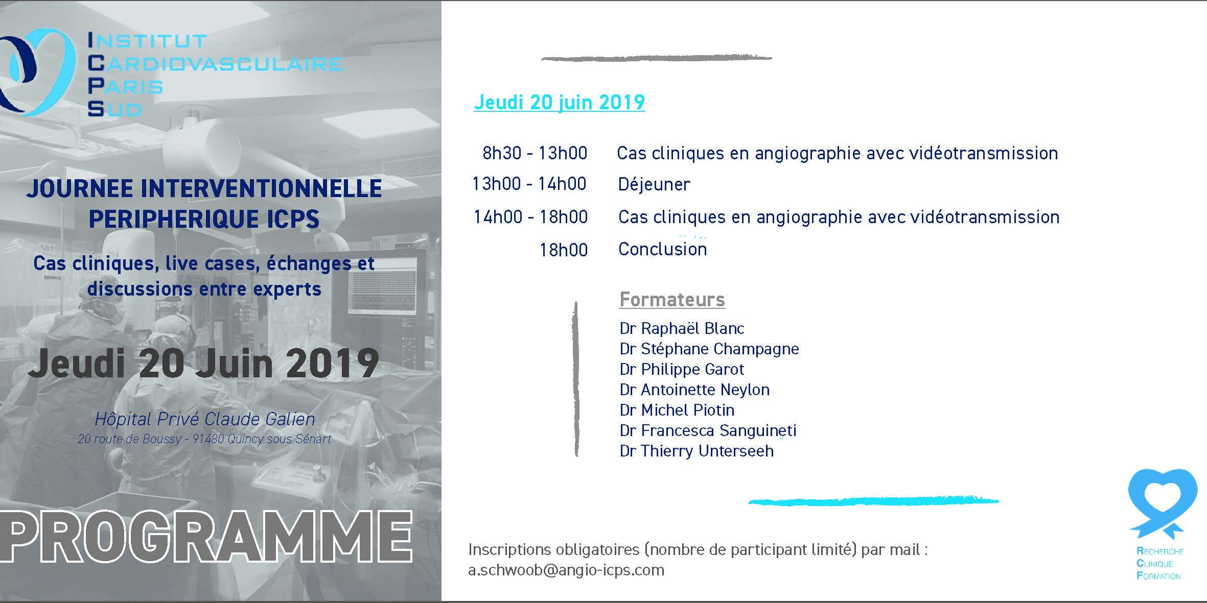 Journée Périphérique Interventionnelle ICPS atelier angioplastie périphérique