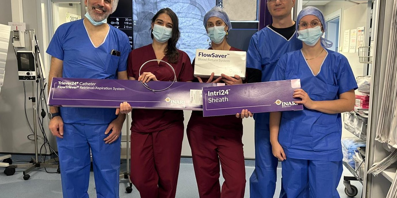 Premiere tromboaspiration à l'hopital privé d'antony ICPS