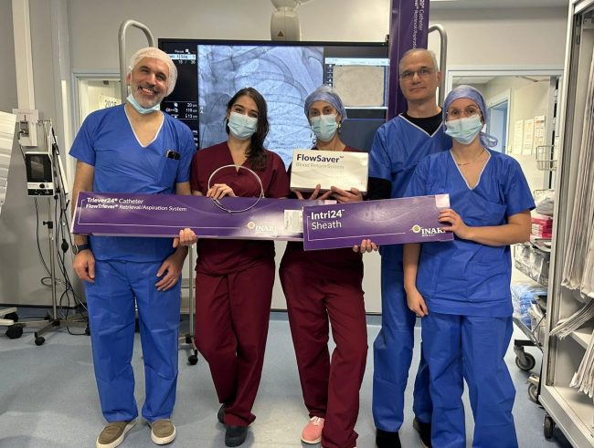 Premiere tromboaspiration à l'hopital privé d'antony ICPS