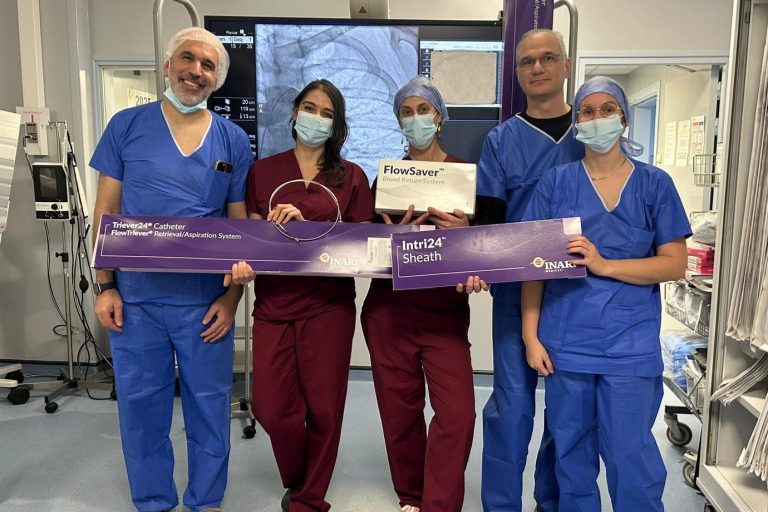 Premiere tromboaspiration à l'hopital privé d'antony ICPS